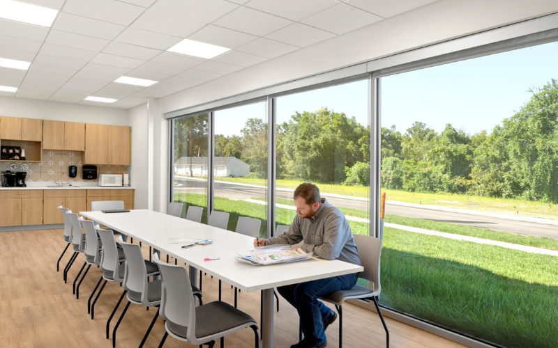 Staff room at Marshall Intermediate School